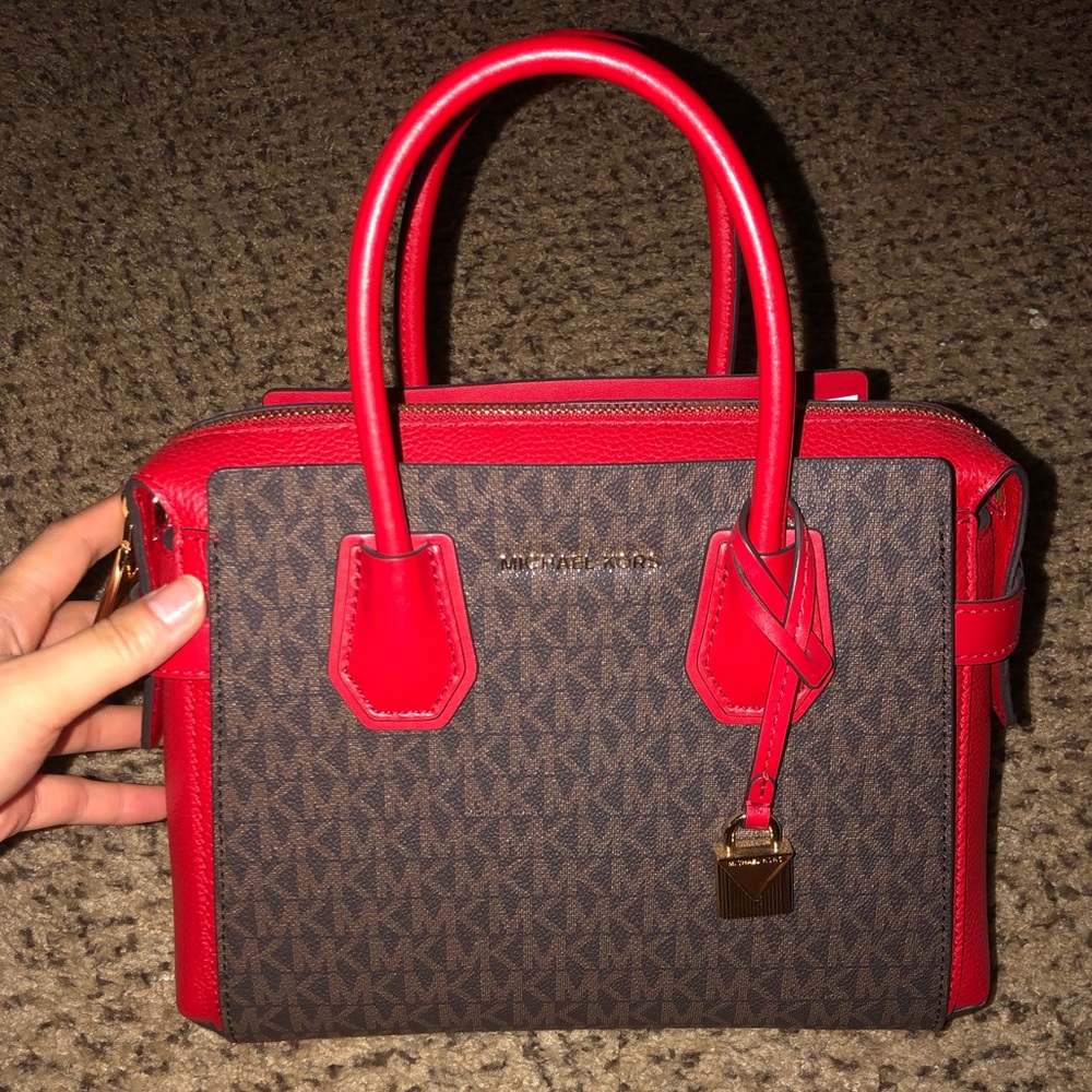 Michael Kors Small Mercer Belted Satchel